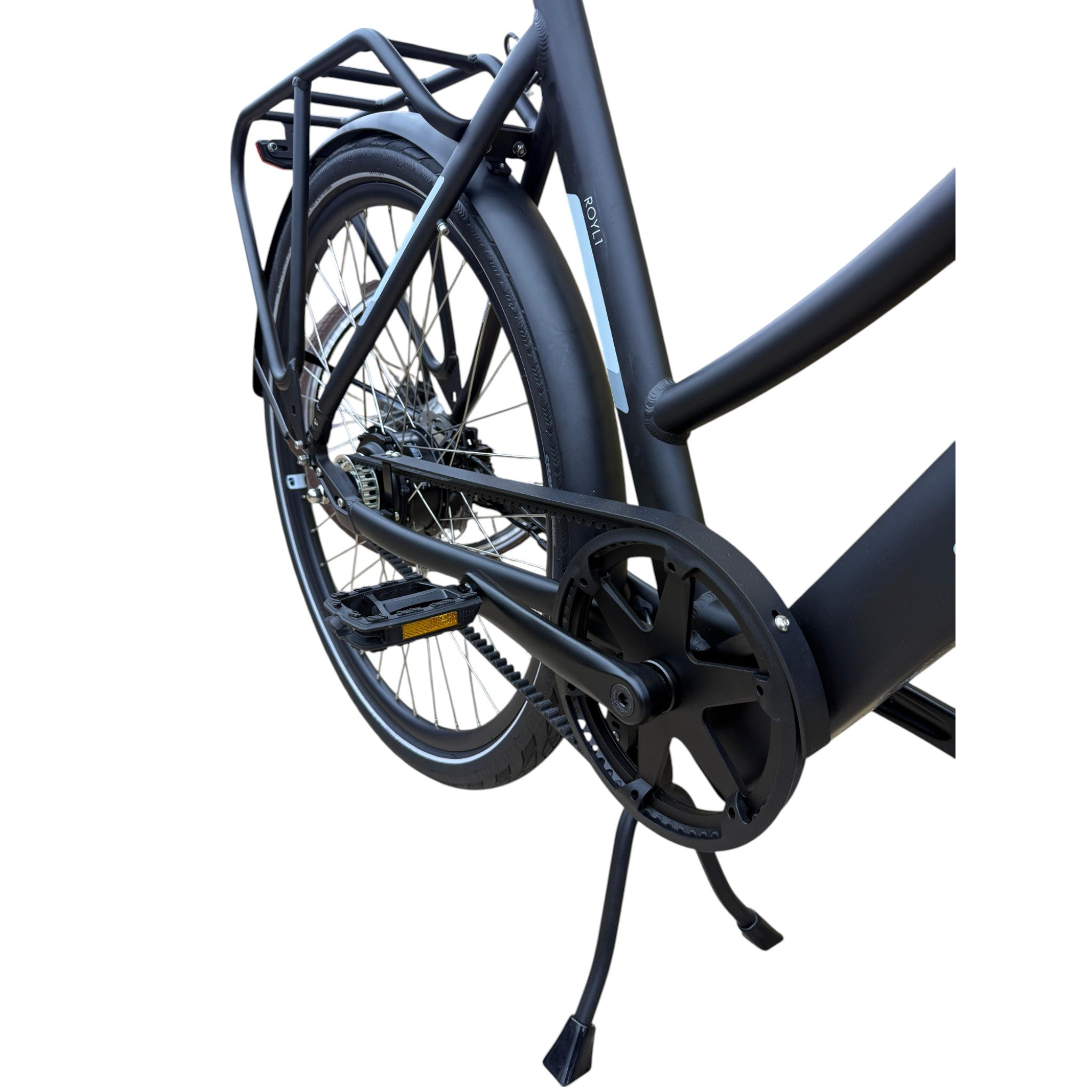 Popal ROYL1 - Elektrische Fiets - Mat Zwart - 28 inch - 47 cm - Belt Drive - Accu 360Wh (36V, 14.5Ah) - 250W Ananda Motor (35Nm) - Hydraulische Remmen - AE-trading