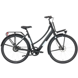 Popal ROYL1 - Elektrische Fiets - Mat Zwart - 28 inch - 53 cm - Belt Drive - Accu 360Wh (36V, 14.5Ah) - 250W Ananda Motor (35Nm) - Hydraulische Remmen - AE-trading