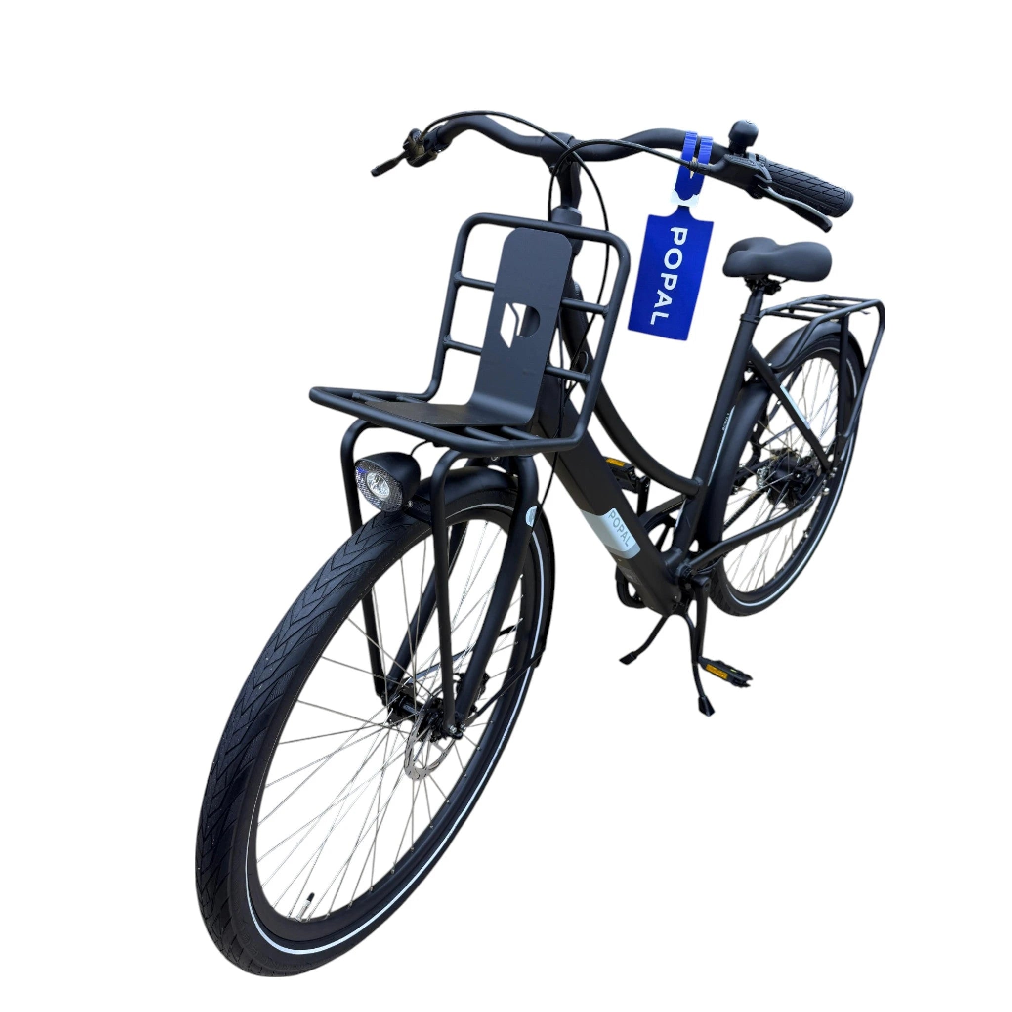 Popal ROYL1 - Elektrische Fiets - Mat Zwart - 28 inch - 53 cm - Belt Drive - Accu 360Wh (36V, 14.5Ah) - 250W Ananda Motor (35Nm) - Hydraulische Remmen - AE-trading