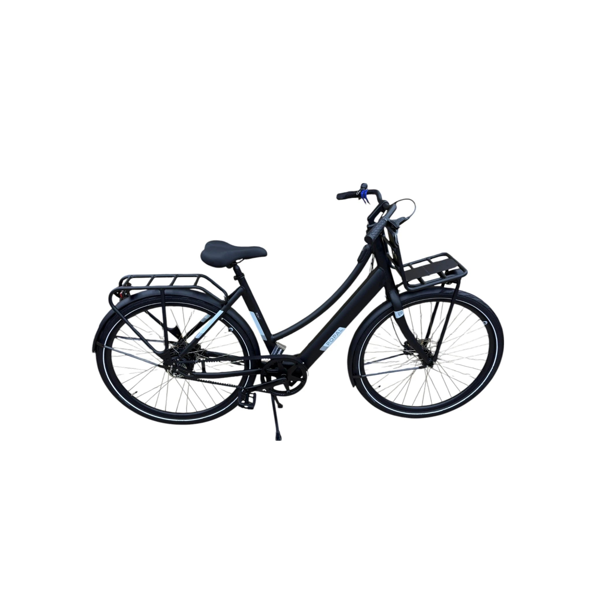 Popal ROYL1 - Elektrische Fiets - Mat Zwart - 28 inch - 53 cm - Belt Drive - Accu 360Wh (36V, 14.5Ah) - 250W Ananda Motor (35Nm) - Hydraulische Remmen - AE-trading