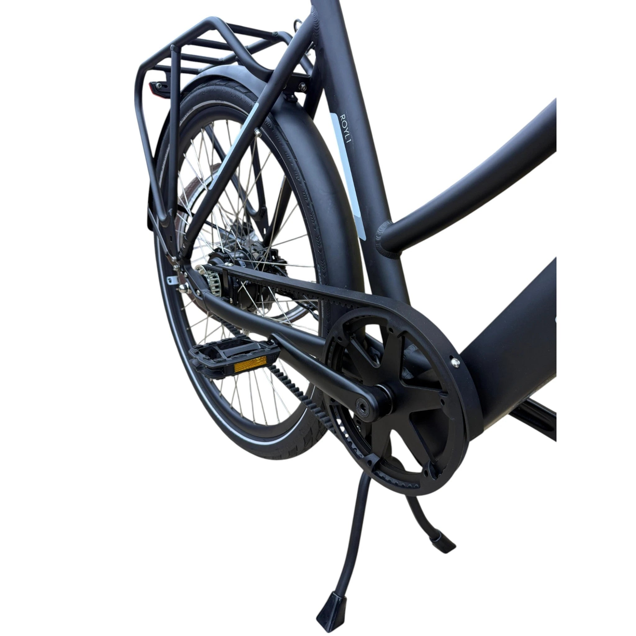 Popal ROYL1 - Elektrische Fiets - Mat Zwart - 28 inch - 53 cm - Belt Drive - Accu 360Wh (36V, 14.5Ah) - 250W Ananda Motor (35Nm) - Hydraulische Remmen - AE-trading