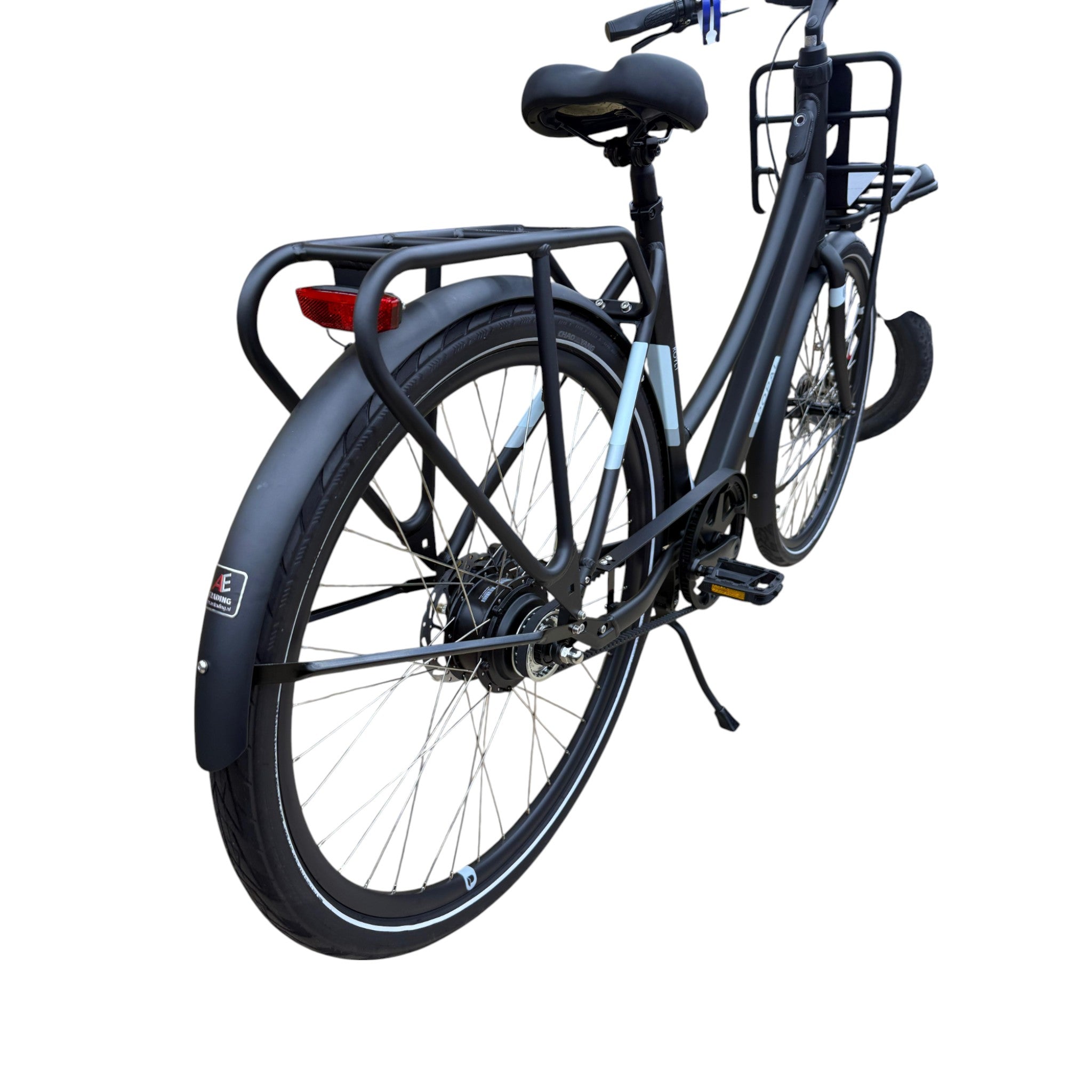 Popal ROYL1 - Elektrische Fiets - Mat Zwart - 28 inch - 47 cm - Belt Drive - Accu 360Wh (36V, 14.5Ah) - 250W Ananda Motor (35Nm) - Hydraulische Remmen - AE-trading