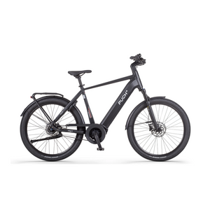 Puch E-Felice N7 - Elektrische Fiets - Mat Zwart- Belt Drive - 56cm - Hoge Instap - 720Wh Accu Capaciteit - 250W Ananda Middenmotor - Hydraulische Remmen