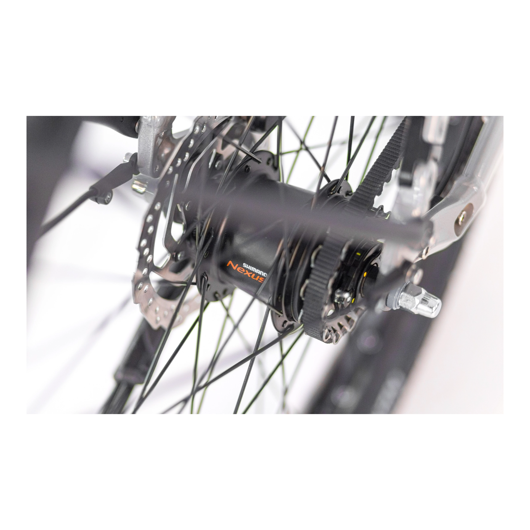 Puch E-Felice N7 - Elektrische Fiets - Mat Zwart- Belt Drive - 56cm - Hoge Instap - 720Wh Accu Capaciteit - 250W Ananda Middenmotor - Hydraulische Remmen