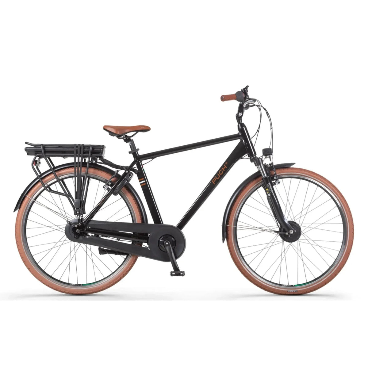 Puch E-Folk N7 - Black Glossy - Hoge Instap - 55cm - AE-trading