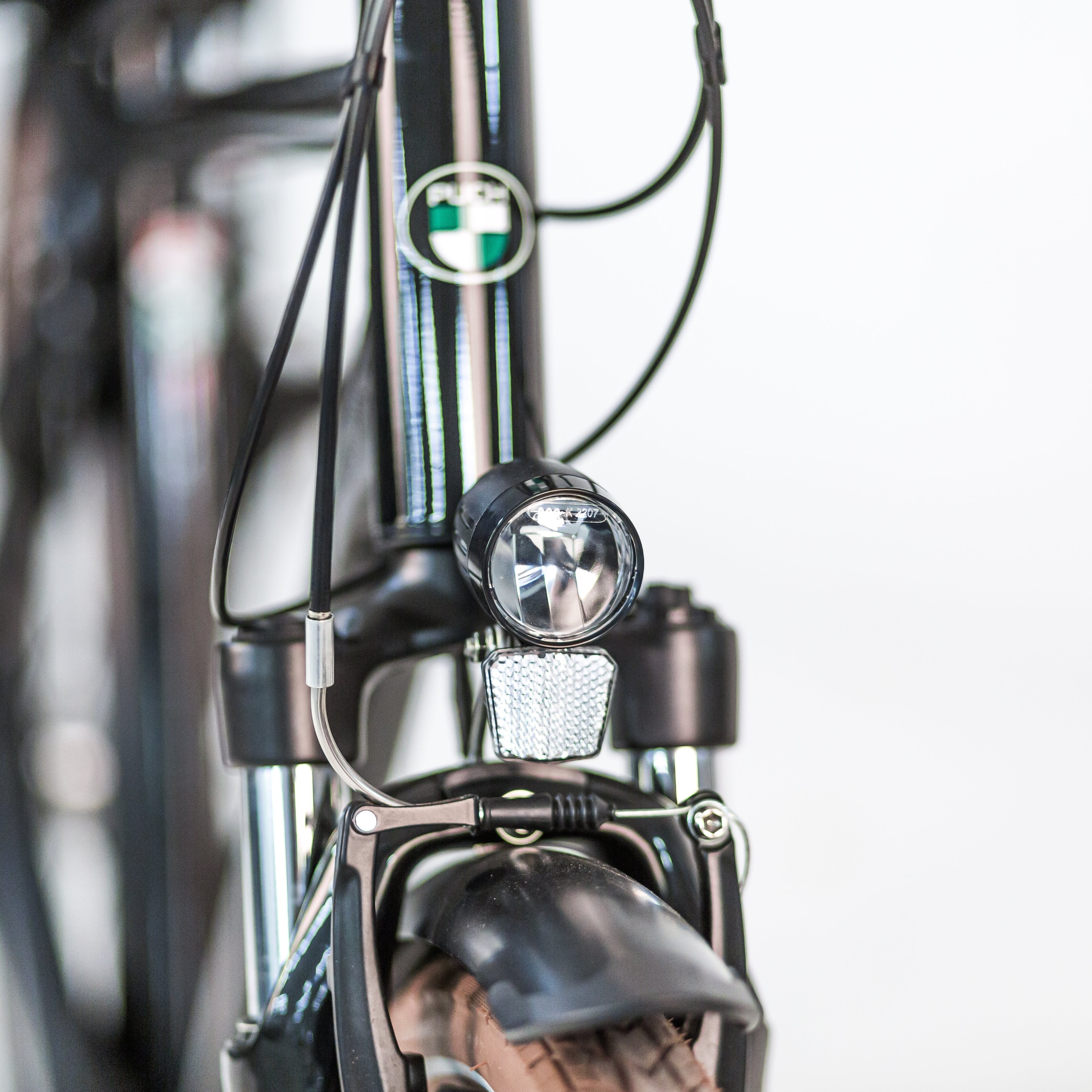 Puch E-Folk N7 - Black Glossy - Lage Instap - 55cm - AE-trading