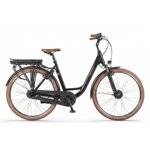 Puch E-Folk N7 - Black Glossy - Lage Instap - 55cm - AE-trading