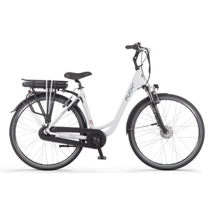 Puch E-Folk N7 Elektrische Fiets - 55cm - Damesfiets - Glans Wit - E-bike - AE-trading