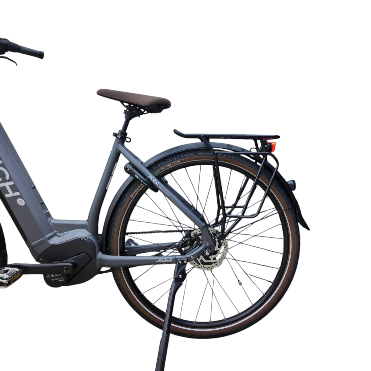 Puch E-Maxi S+ Active Plus 500 - Elektrische Fiets - Mat Antraciet - Accu 500Wh - 250W Bosch Middenmotor - Shimano Nexus 8 Versnellingen - Hydraulische Remmen - AE-trading