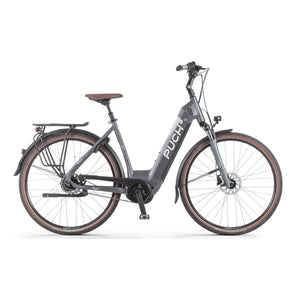 Puch E-Maxi S+ Active Plus 500 - Elektrische Fiets - Mat Antraciet - Accu 500Wh - 250W Bosch Middenmotor - Shimano Nexus 8 Versnellingen - Hydraulische Remmen - AE-trading