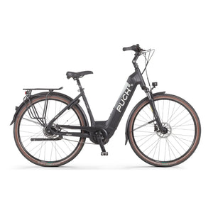 Puch E-Maxi S+ Active Plus 500 - Elektrische Fiets - Mat Zwart - Accu 500Wh - 250W Bosch Middenmotor - Shimano Nexus 8 Versnellingen - Hydraulische Remmen - AE-trading