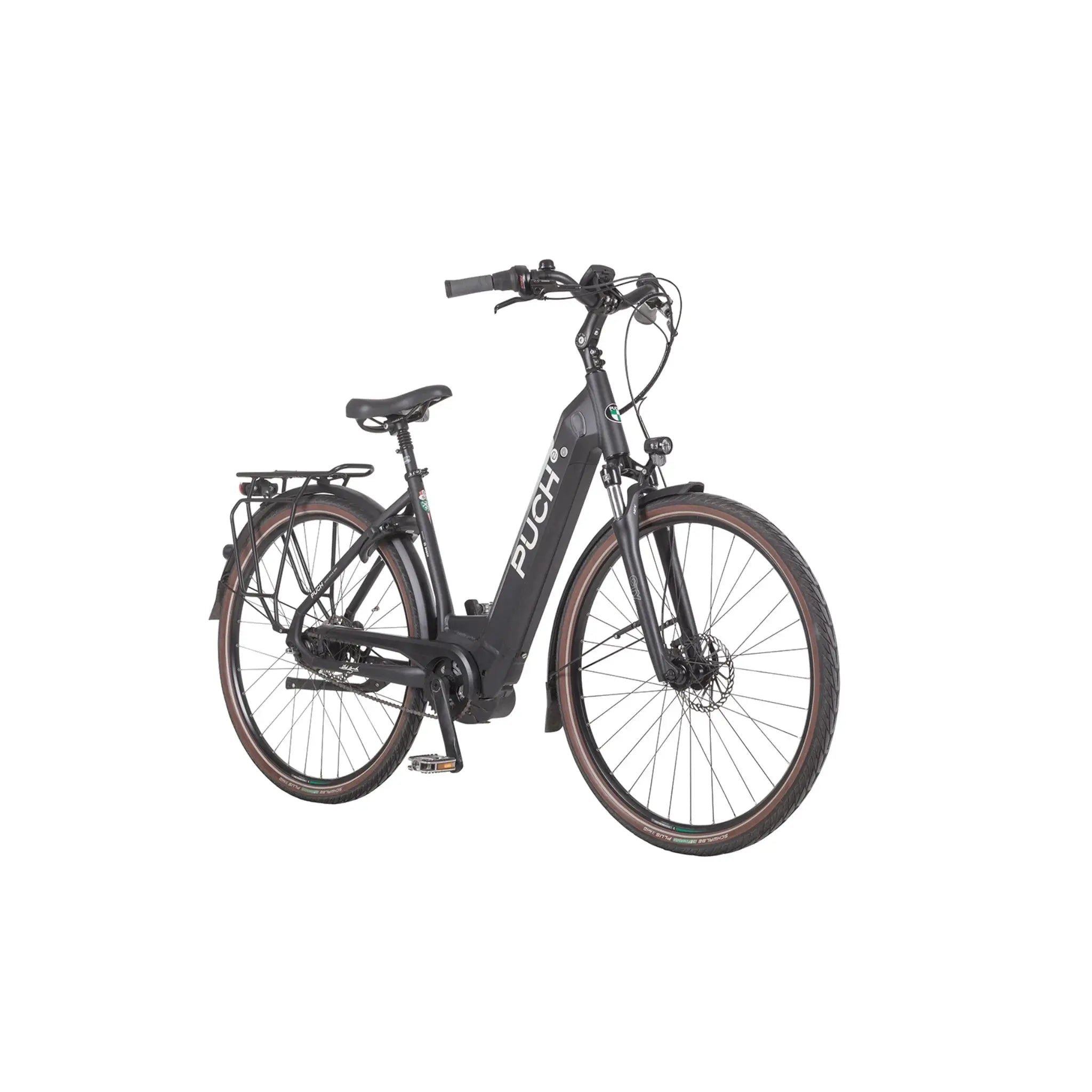 Puch E-Maxi S+ Active Plus 500 - Elektrische Fiets - Mat Zwart - Accu 500Wh - 250W Bosch Middenmotor - Shimano Nexus 8 Versnellingen - Hydraulische Remmen - AE-trading