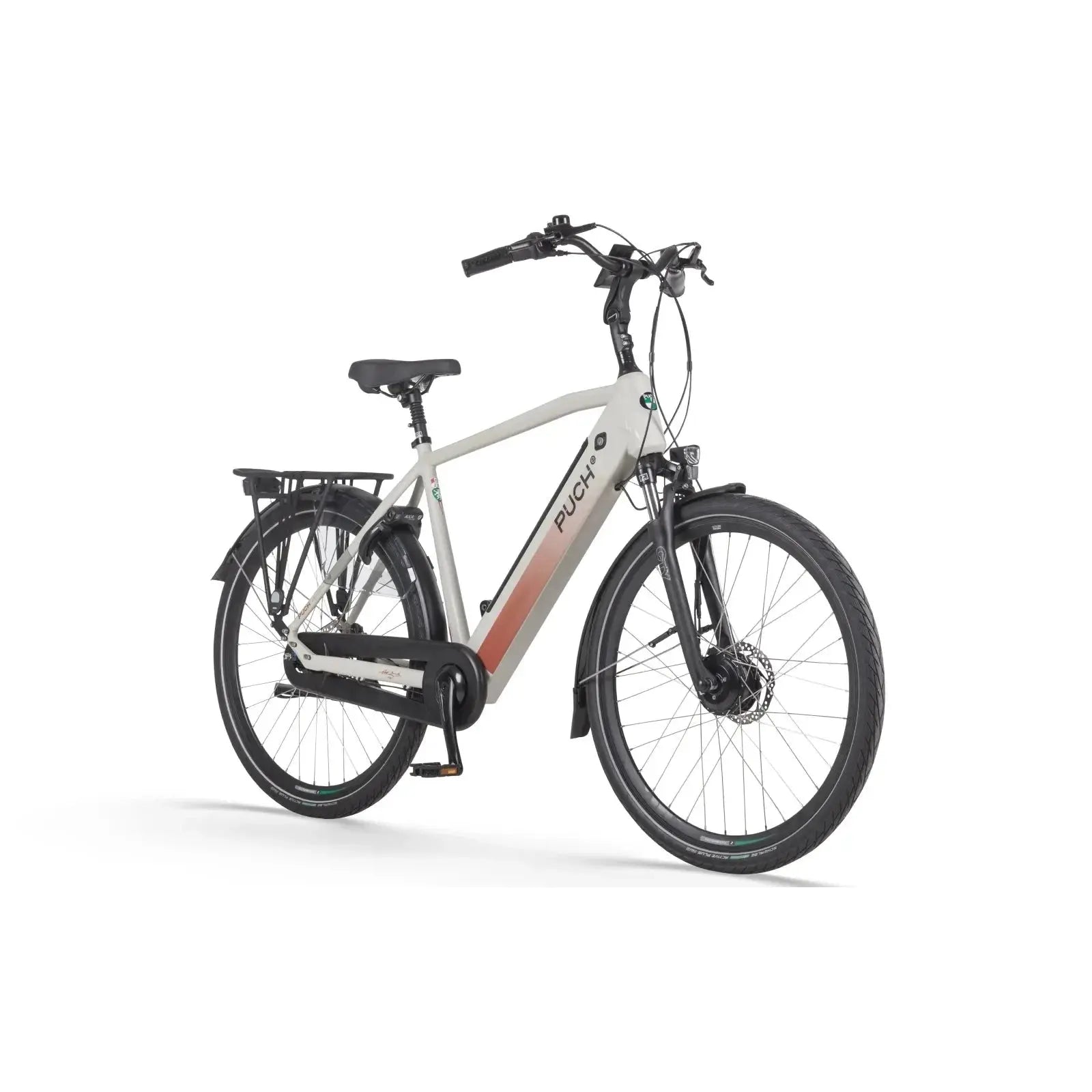 Puch E-Modern Basic N7 - Herenfiets - Silk Grey - 53cm - Elektrische Fiets - AE-trading