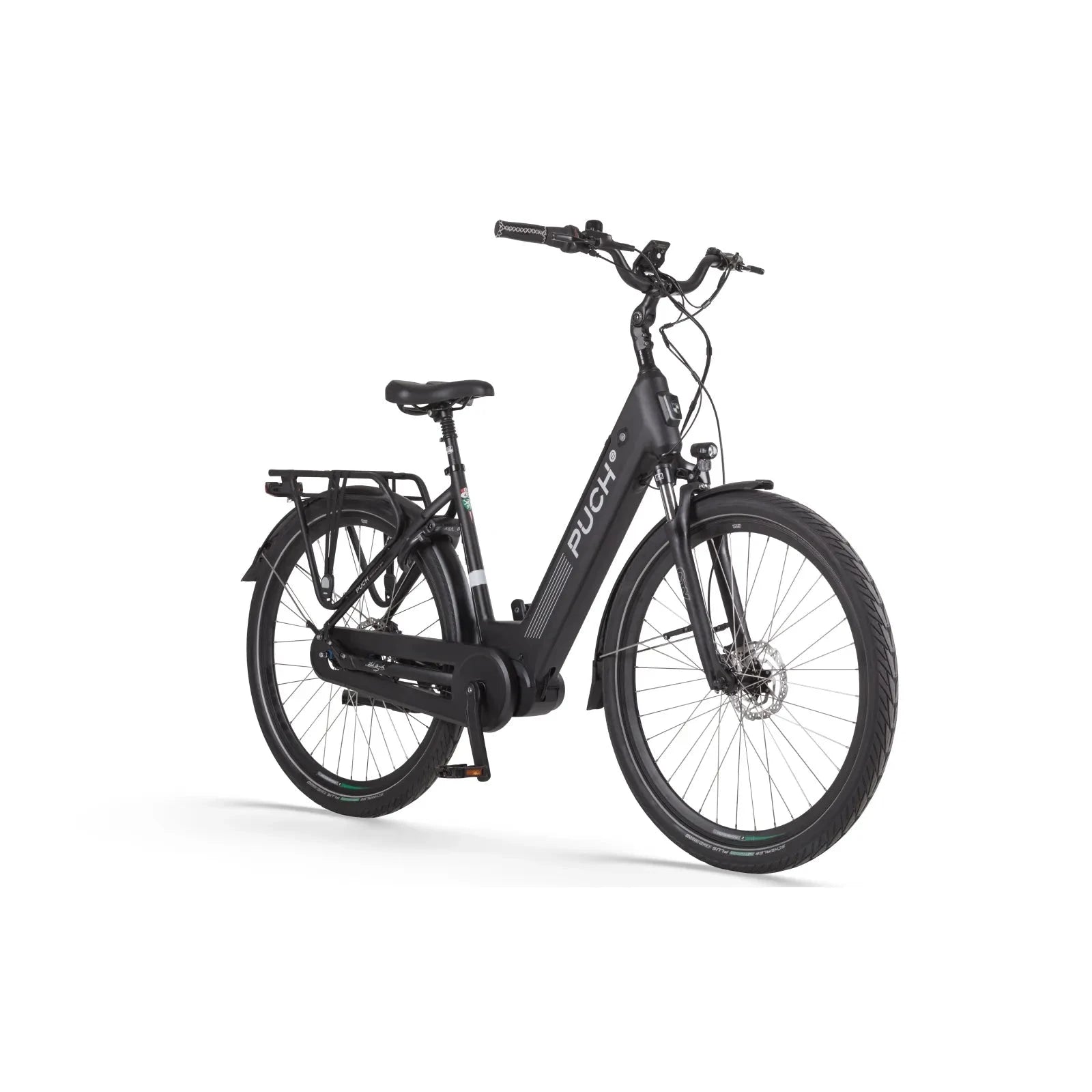 Puch E-Modern Elektrische fiets - N7 - Damesfiets - 54cm - Sunrise Zwart Metallic Mat - E-bike