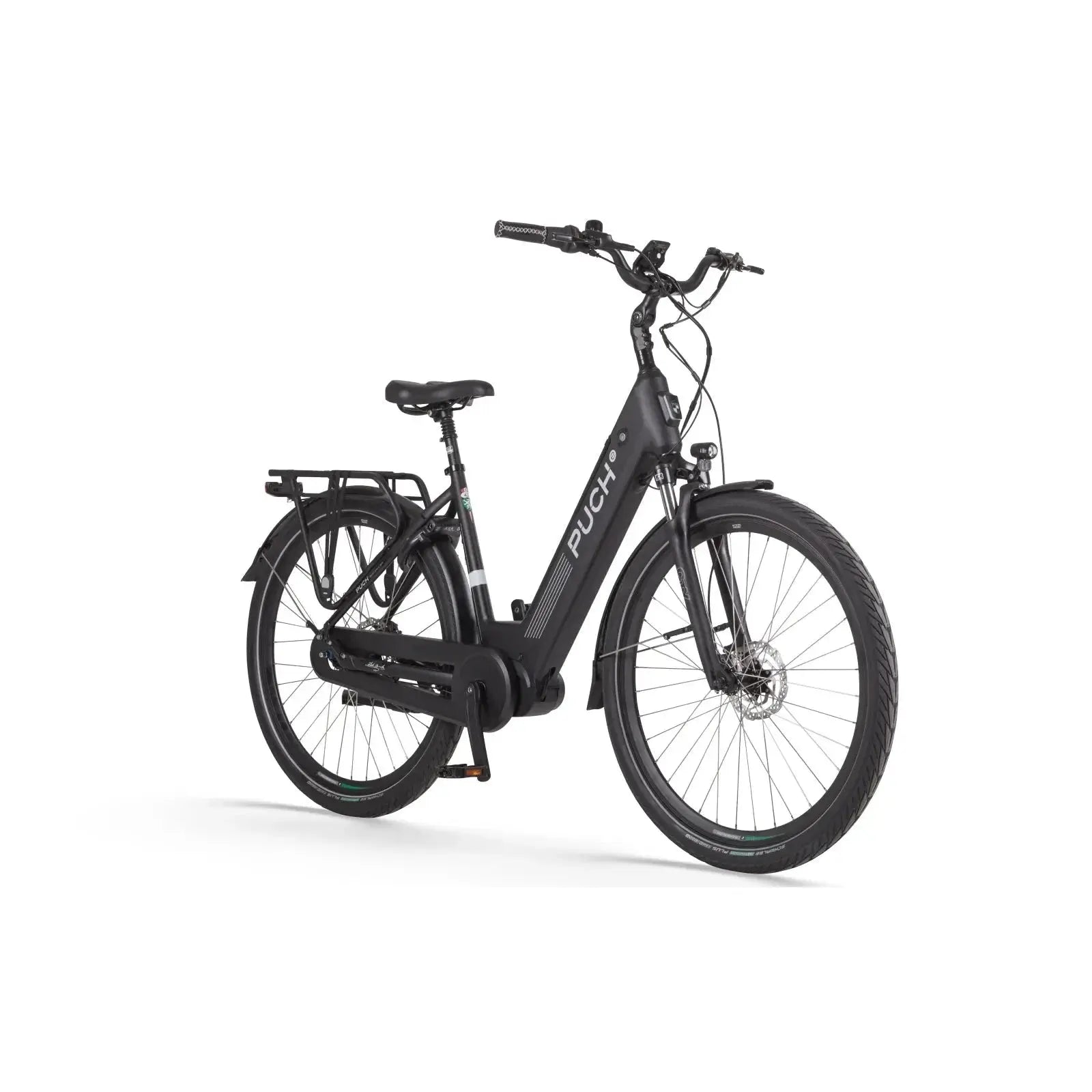 Puch E-Modern Elektrische fiets - N7 - Damesfiets - 49cm - Sunrise Zwart Metallic Mat - E-bike - AE-trading
