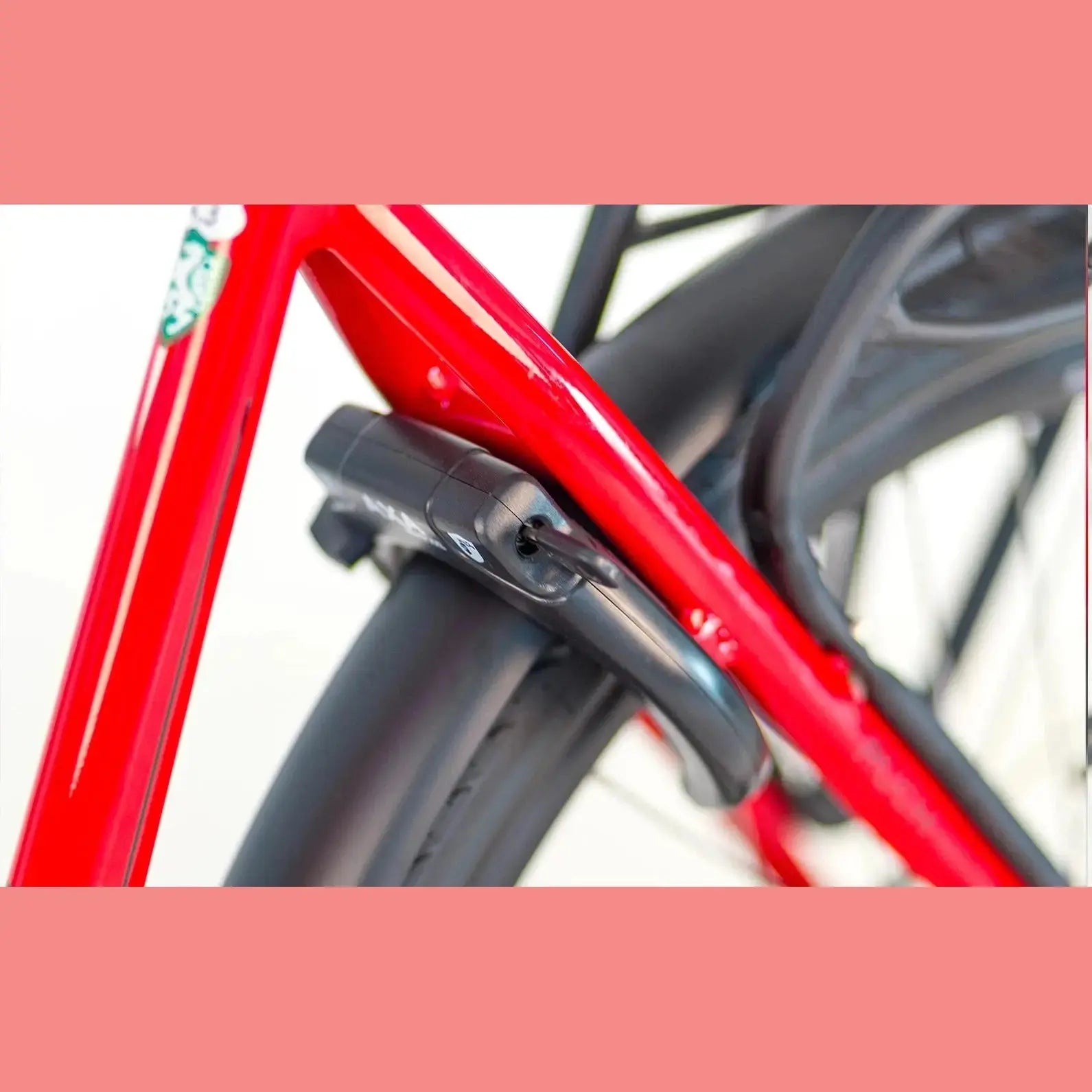 Puch E-Modern N7 Elektrische fiets - Signal Red Glans - Dames 54cm - AE-trading