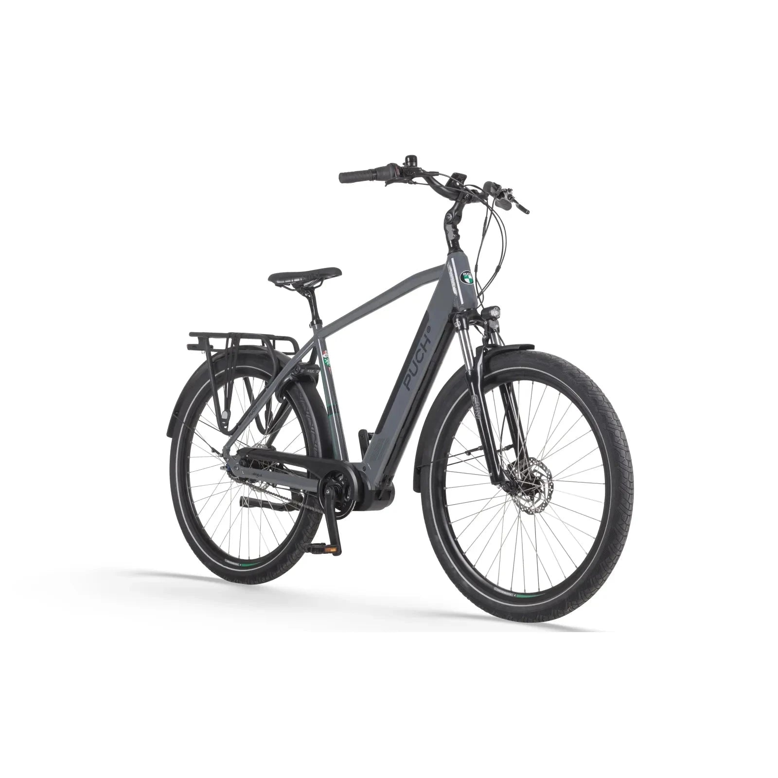 Puch E-Modern SUV N7 Elektrische Fiets - Silk Grey - Herenfiets - Hoge instap - E-bike - AE-trading