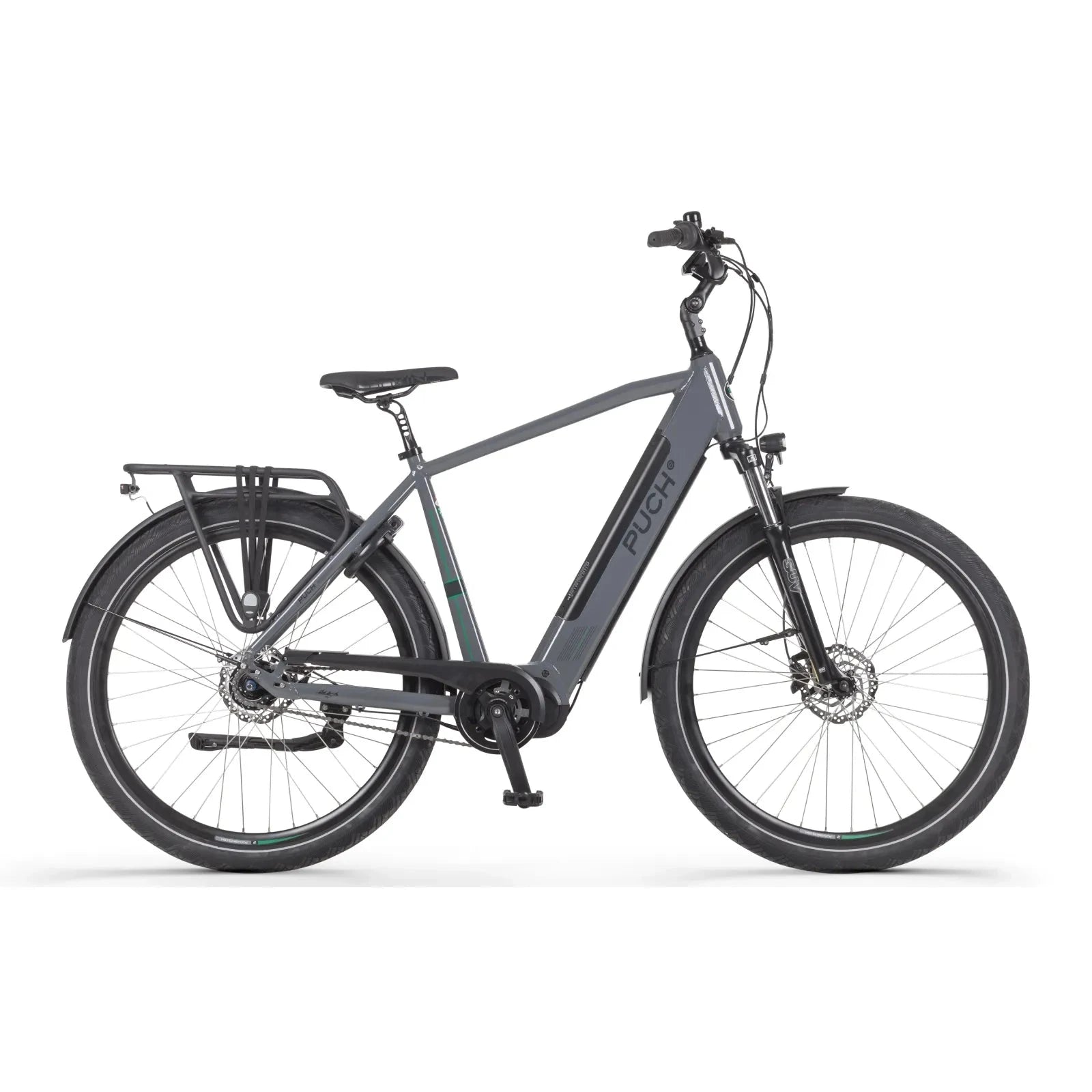 Puch E-Modern SUV N7 Elektrische Fiets - Silk Grey - Herenfiets - Hoge instap - E-bike - AE-trading