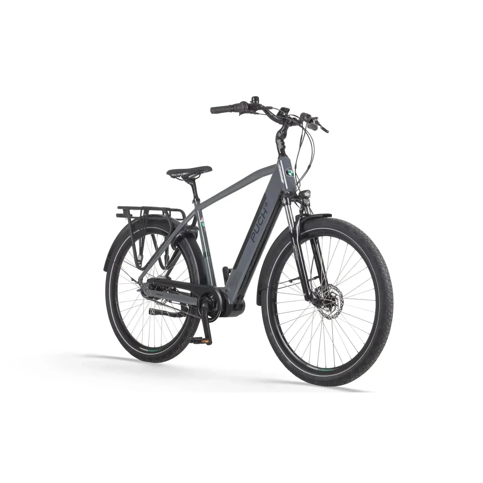 Puch E-Modern SUV N7 Elektrische Fiets - Silk Grey - Herenfiets - 49 cm - Hoge instap - E-bike - AE-trading