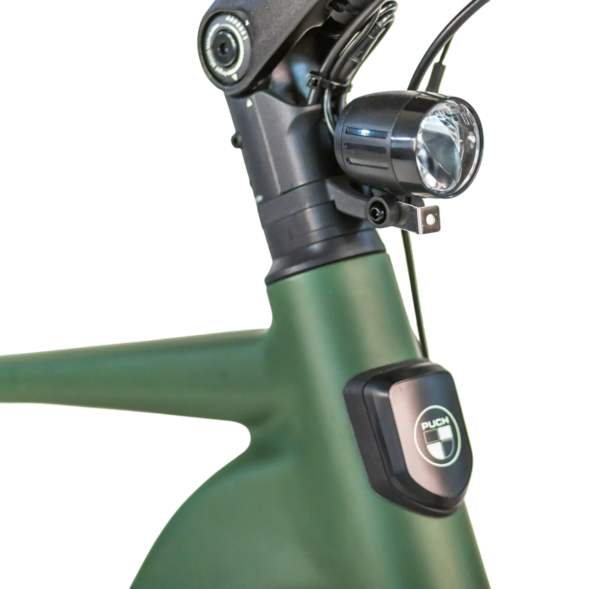 Puch E-Nova Elektrische Fiets - Mat Legergroen - 55 cm - Achterwielmotor - AE-trading