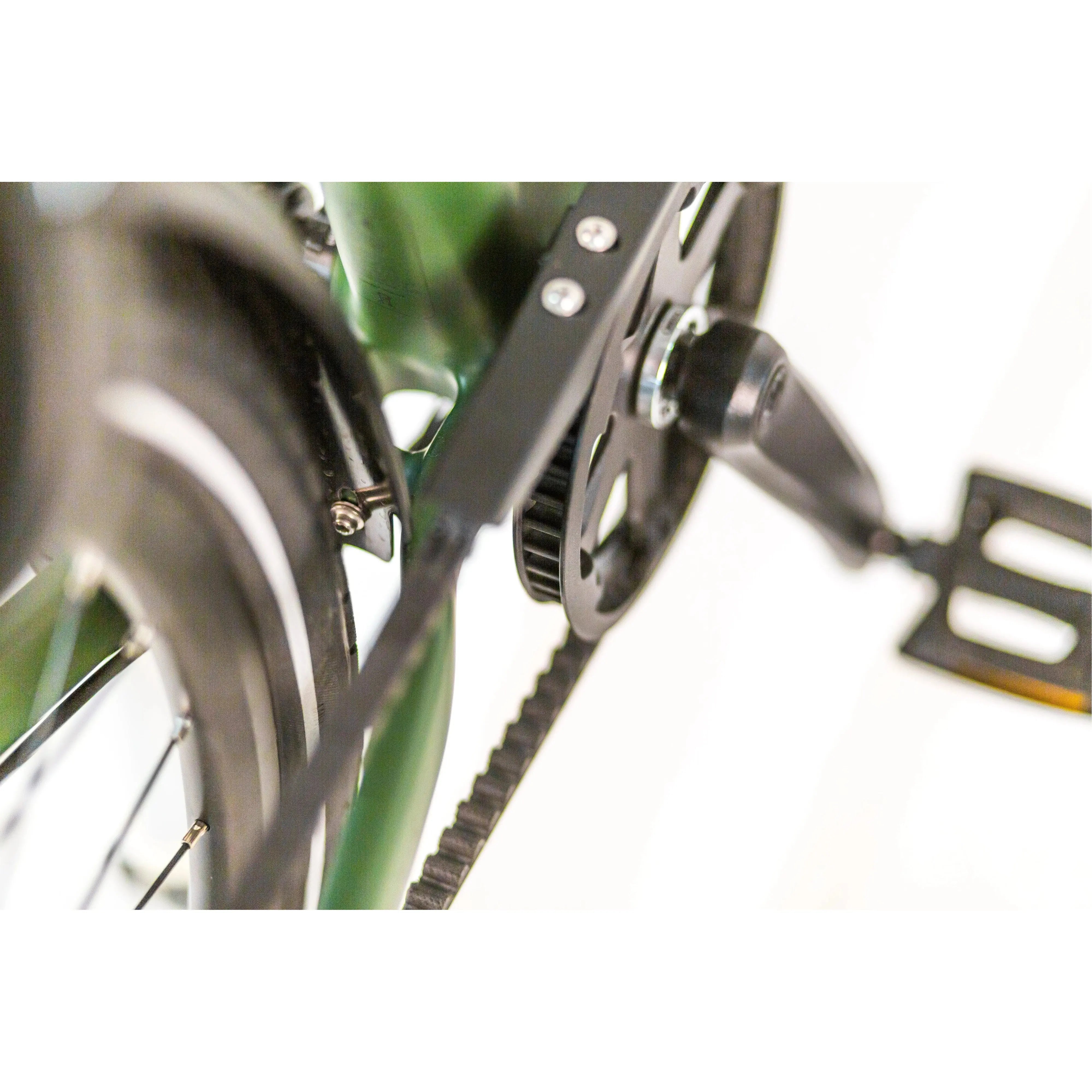 Puch E-Nova Elektrische Fiets - Mat Legergroen - 55 cm - Achterwielmotor - AE-trading