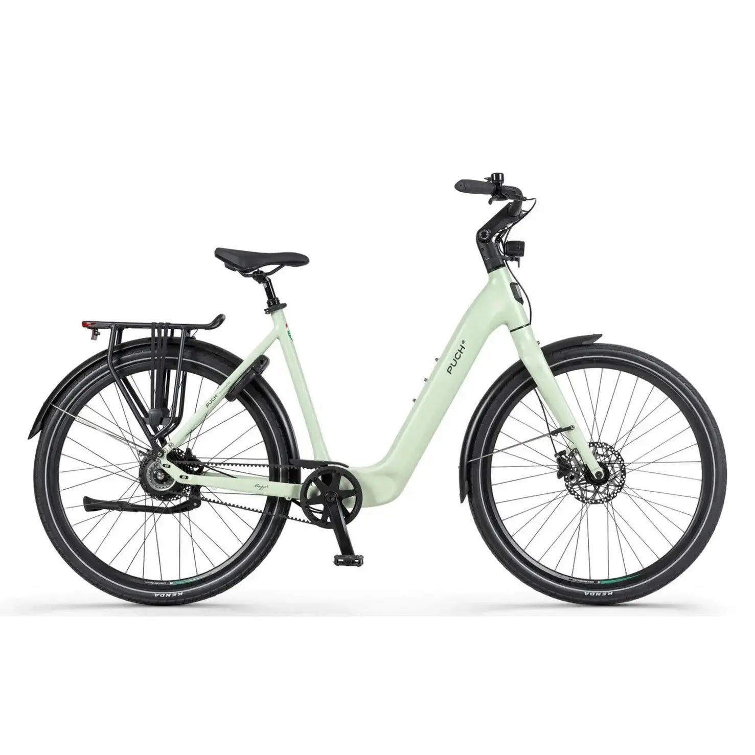 Puch E-Nova Elektrische Fiets - Mat Licht Mintgroen - 50 cm - Achterwielmotor - AE-trading
