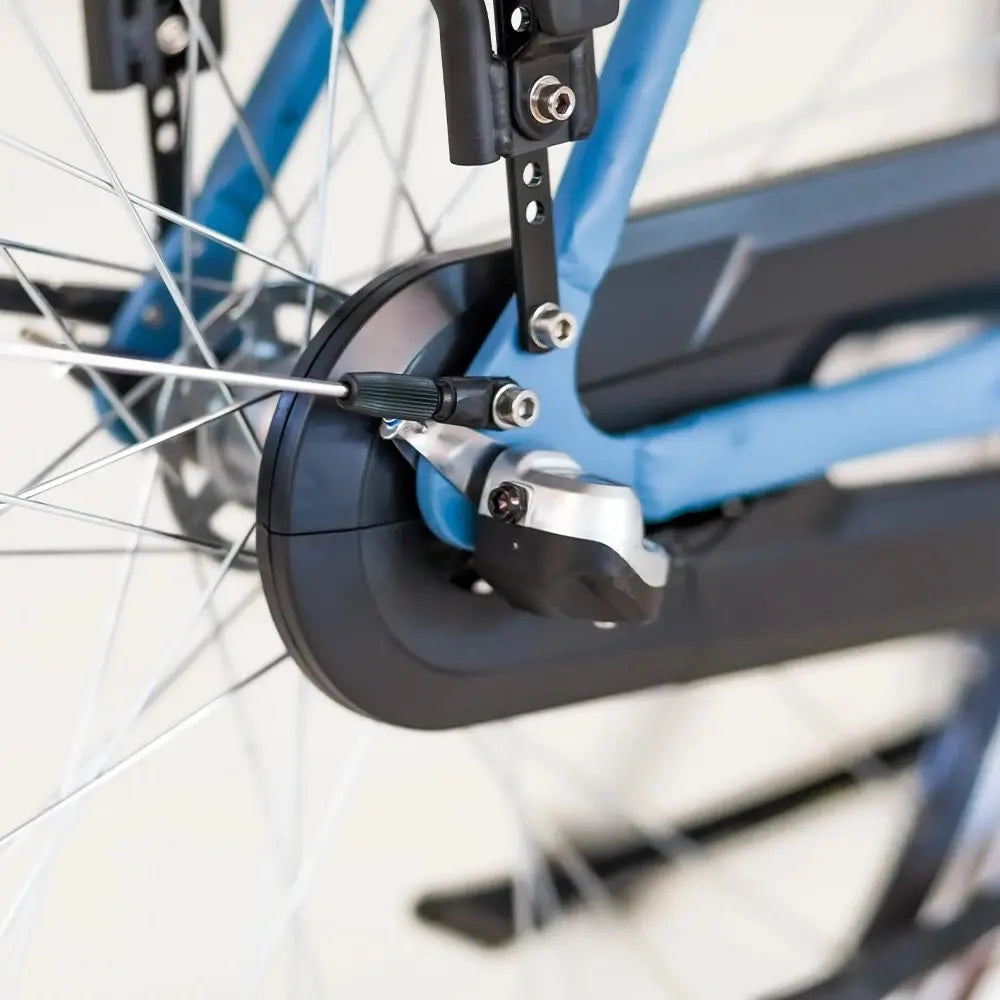 Puch E-Rock N3 Elektrische fiets - Jeans Blauw - Damesfiets - 50cm - E-bike - AE-trading