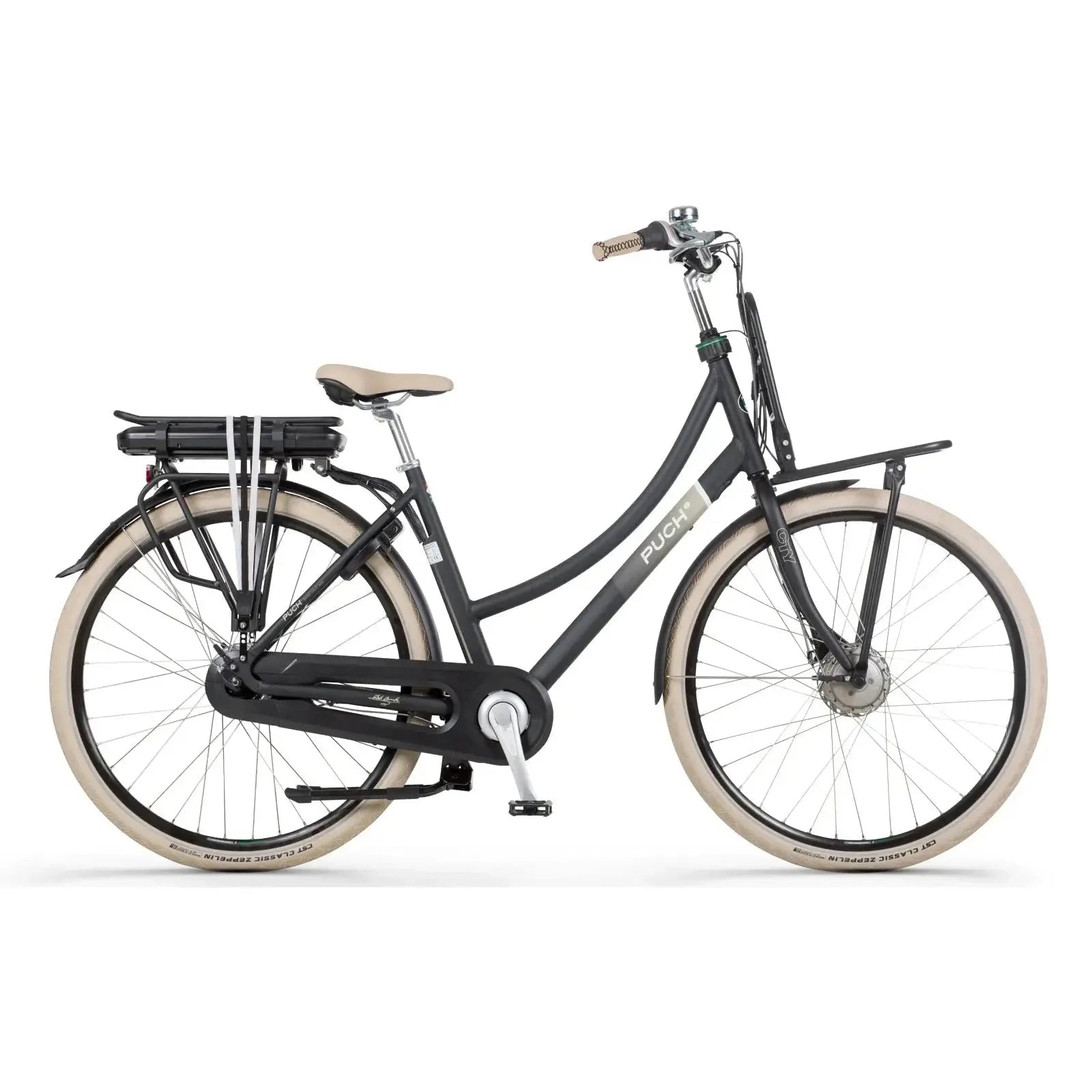 Puch E-Rock N7 - Black Matt - Lage Instap - 50cm - AE-trading