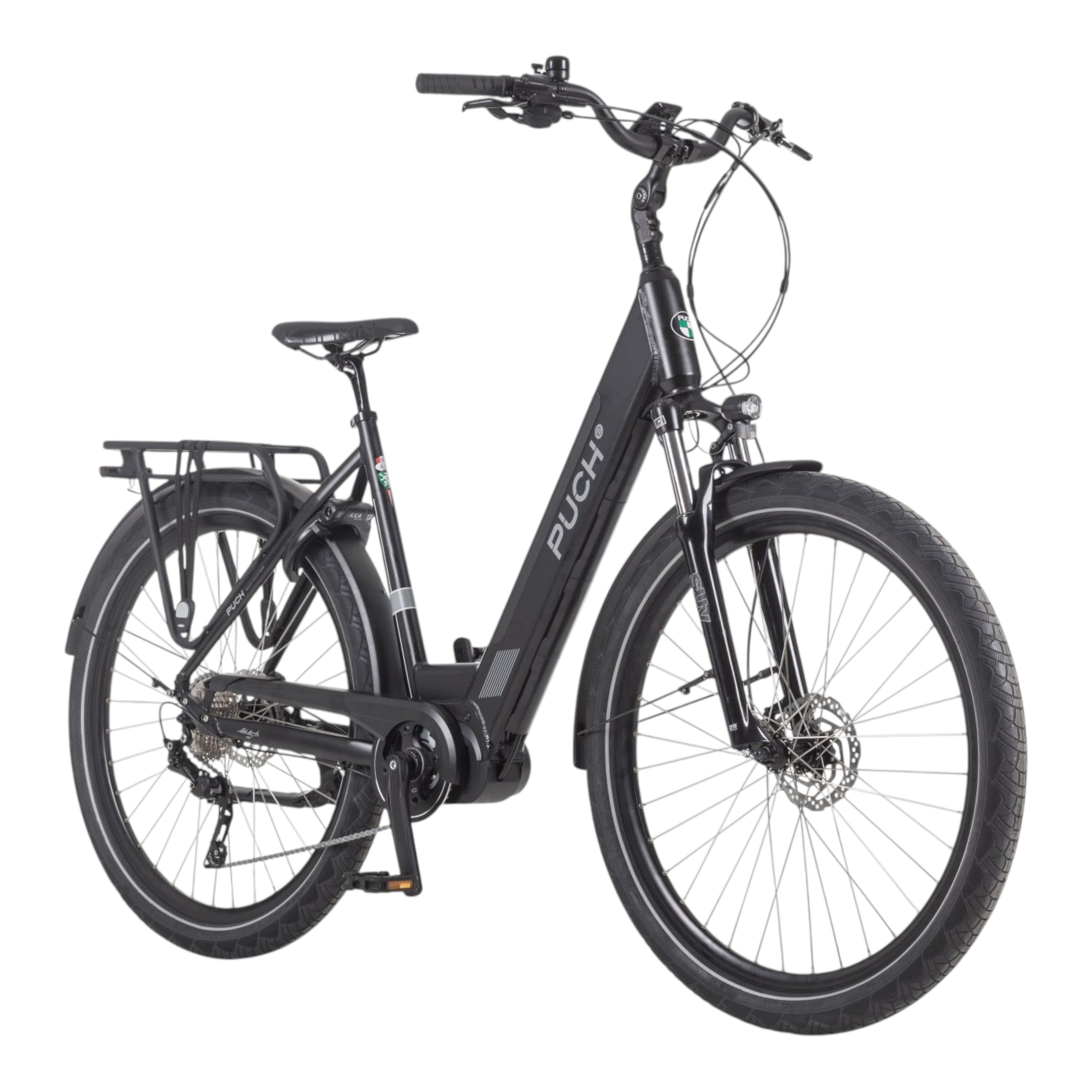Puch E-Saphir SUV D10 - Zwart - 600Wh - 54cm - Elektrische Stadsfiets - AE-trading