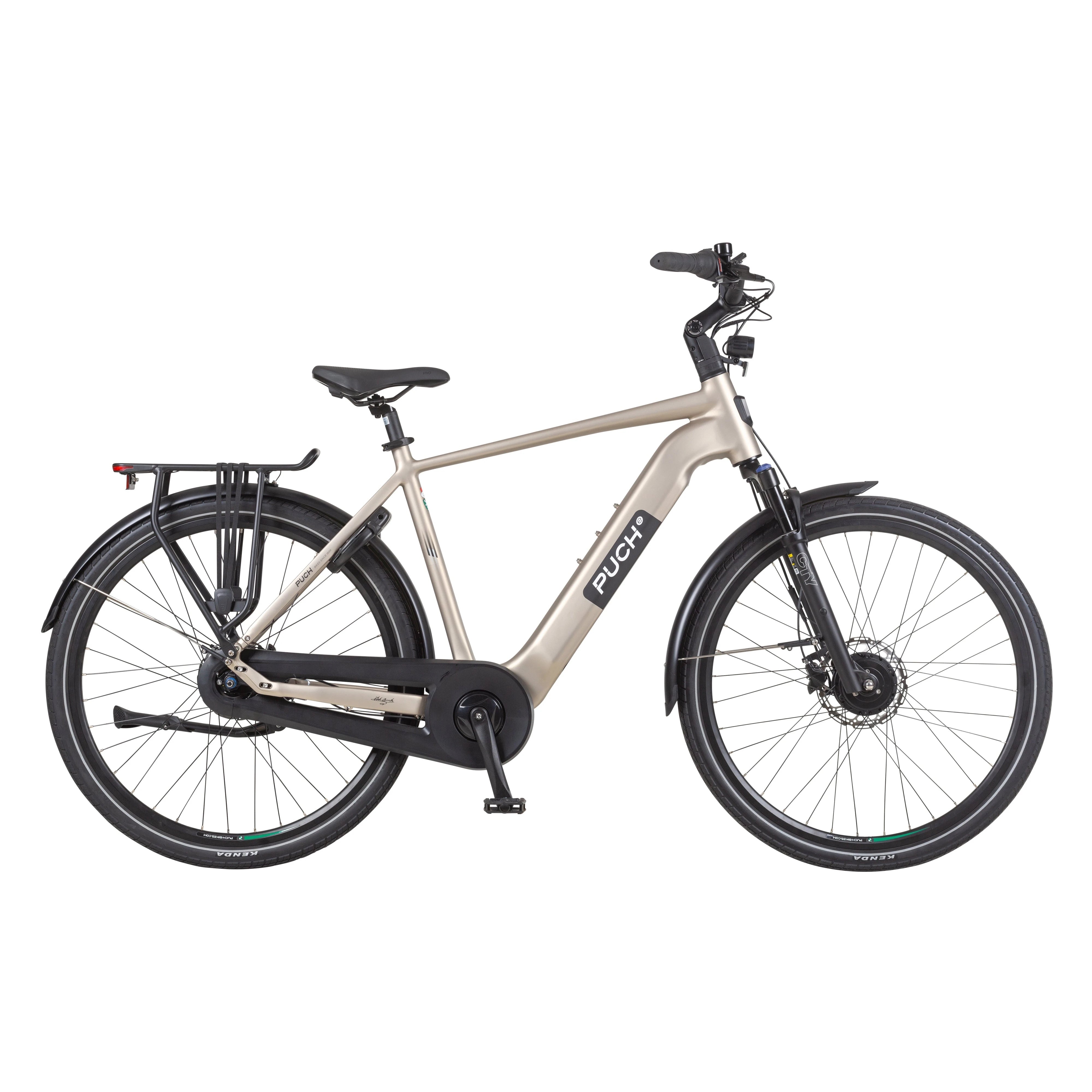 Puch E-Soul N7 - Titanium Grey Matt - Hoge Instap - 55cm - AE-trading