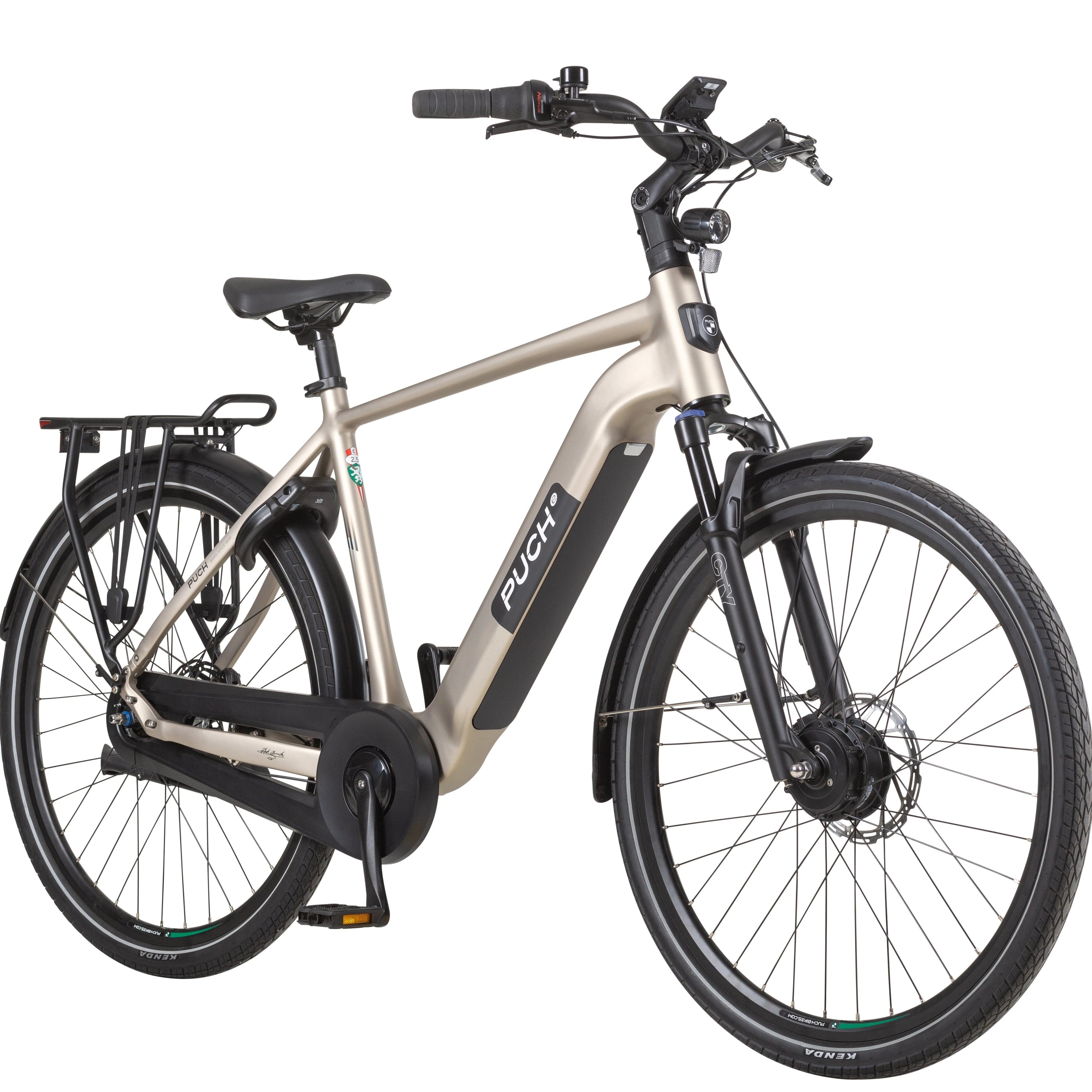 Puch E-Soul N7 - Titanium Grey Matt - Hoge Instap - 55cm - AE-trading