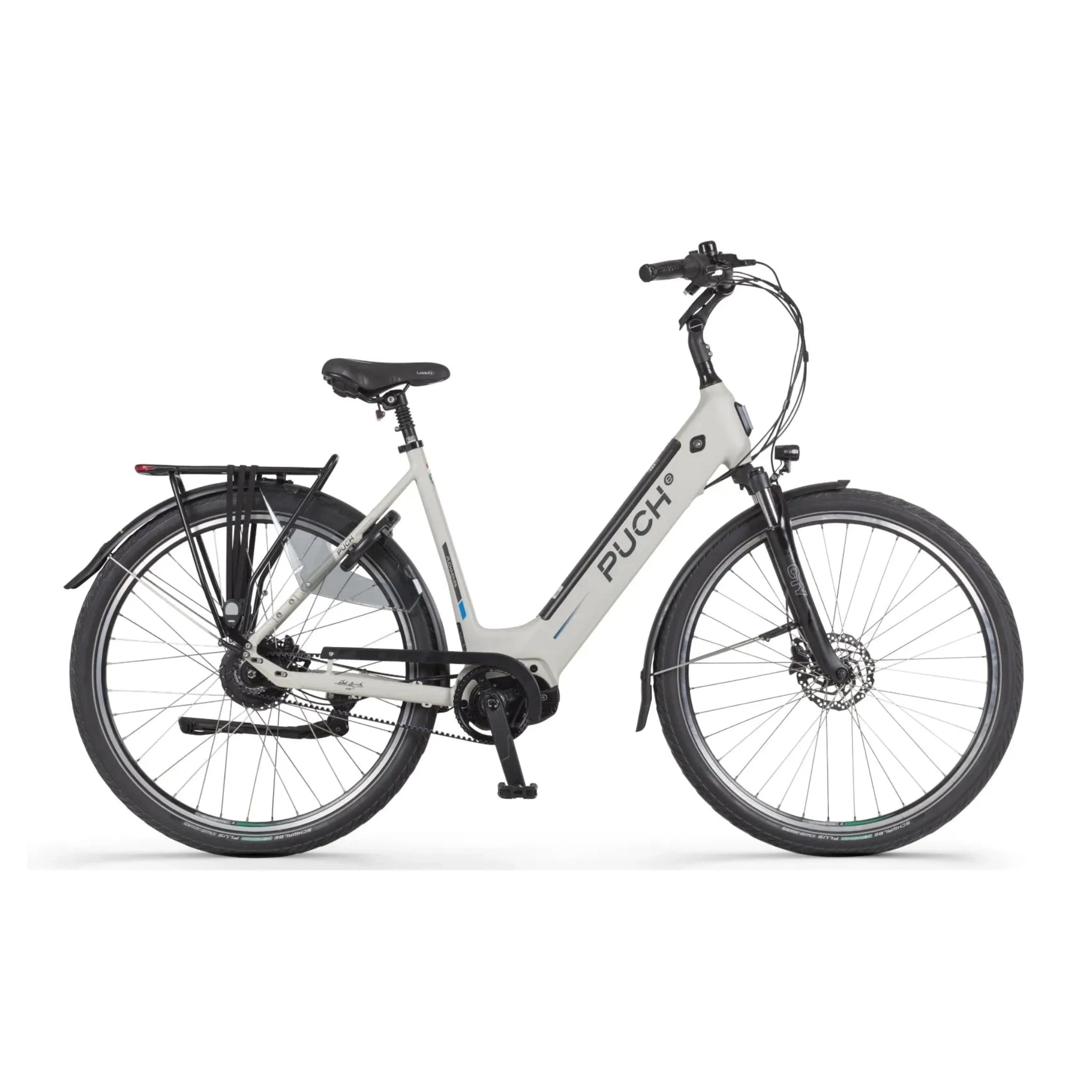 Puch E-Zirkon Enviolo Belt Elektrische Fiets - 54 cm - Damesfiets - Zijden Grijs - E-bike - AE-trading