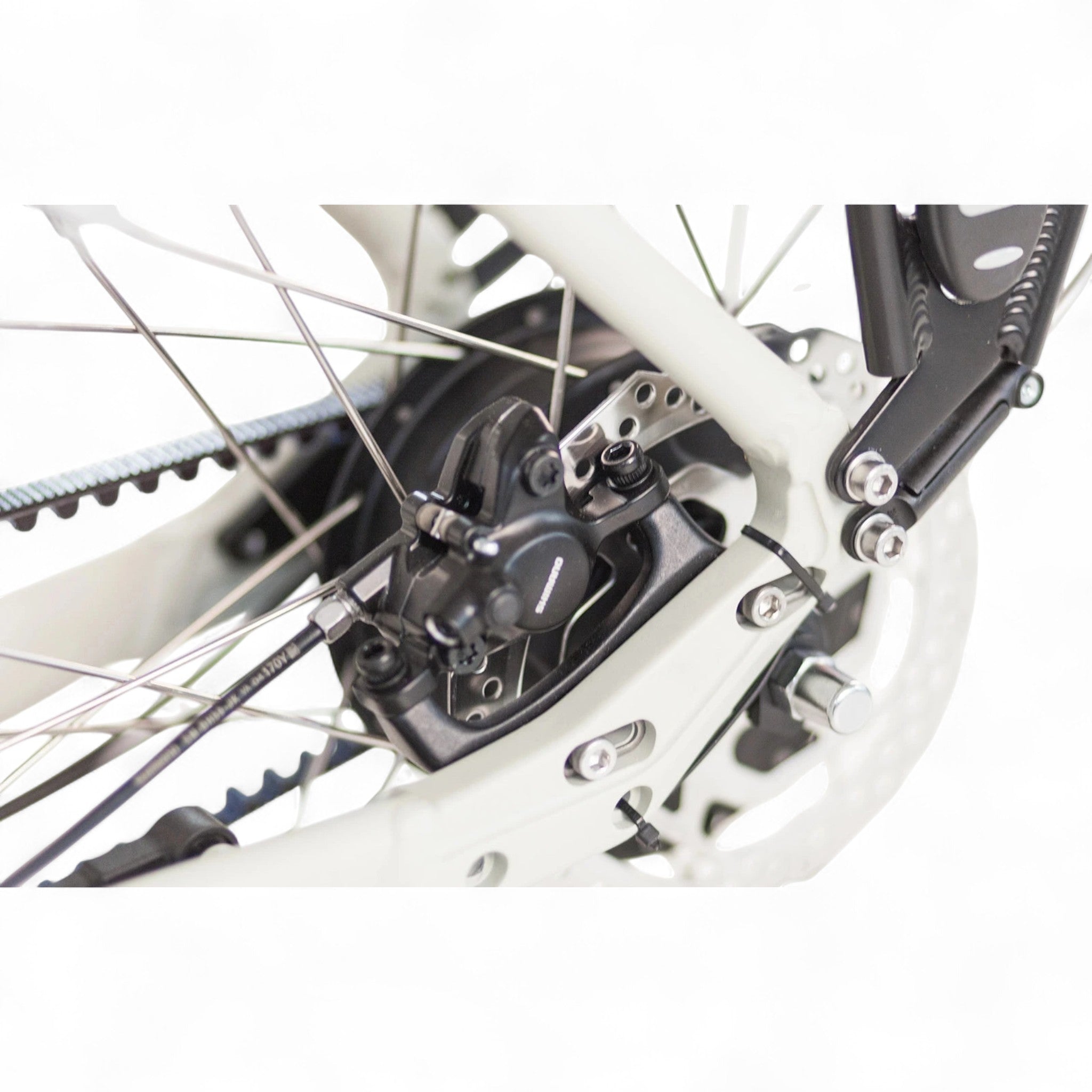 Puch E-Zirkon Enviolo Belt Elektrische Fiets - 54 cm - Damesfiets - Zijden Grijs - E-bike - AE-trading