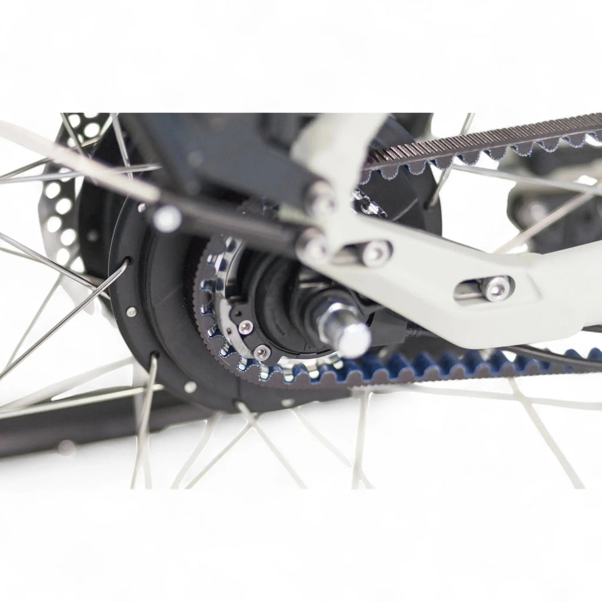 Puch E-Zirkon Enviolo Belt Elektrische Fiets - 54 cm - Damesfiets - Zijden Grijs - E-bike - AE-trading