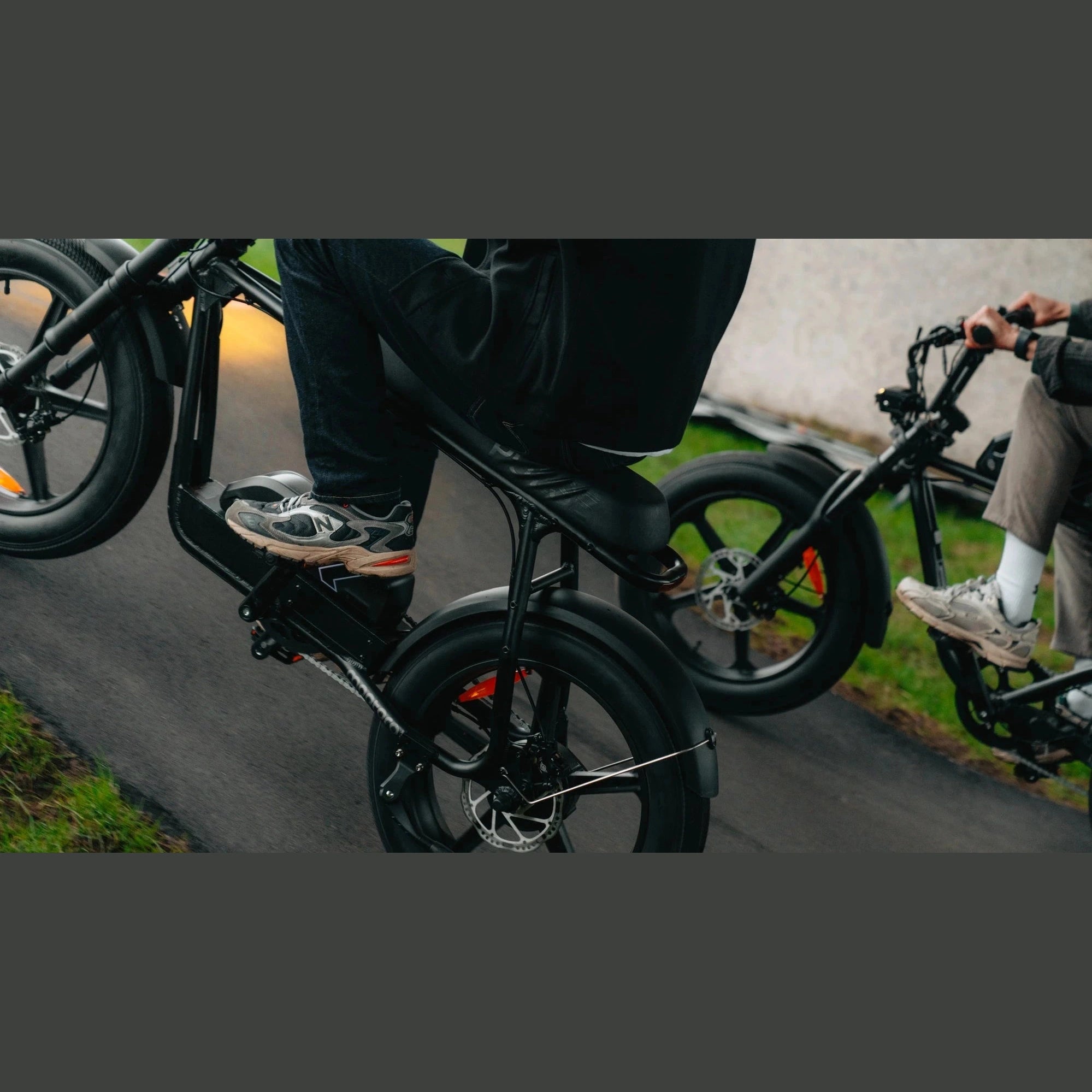Pulse Fatbike Q1 City Zwart