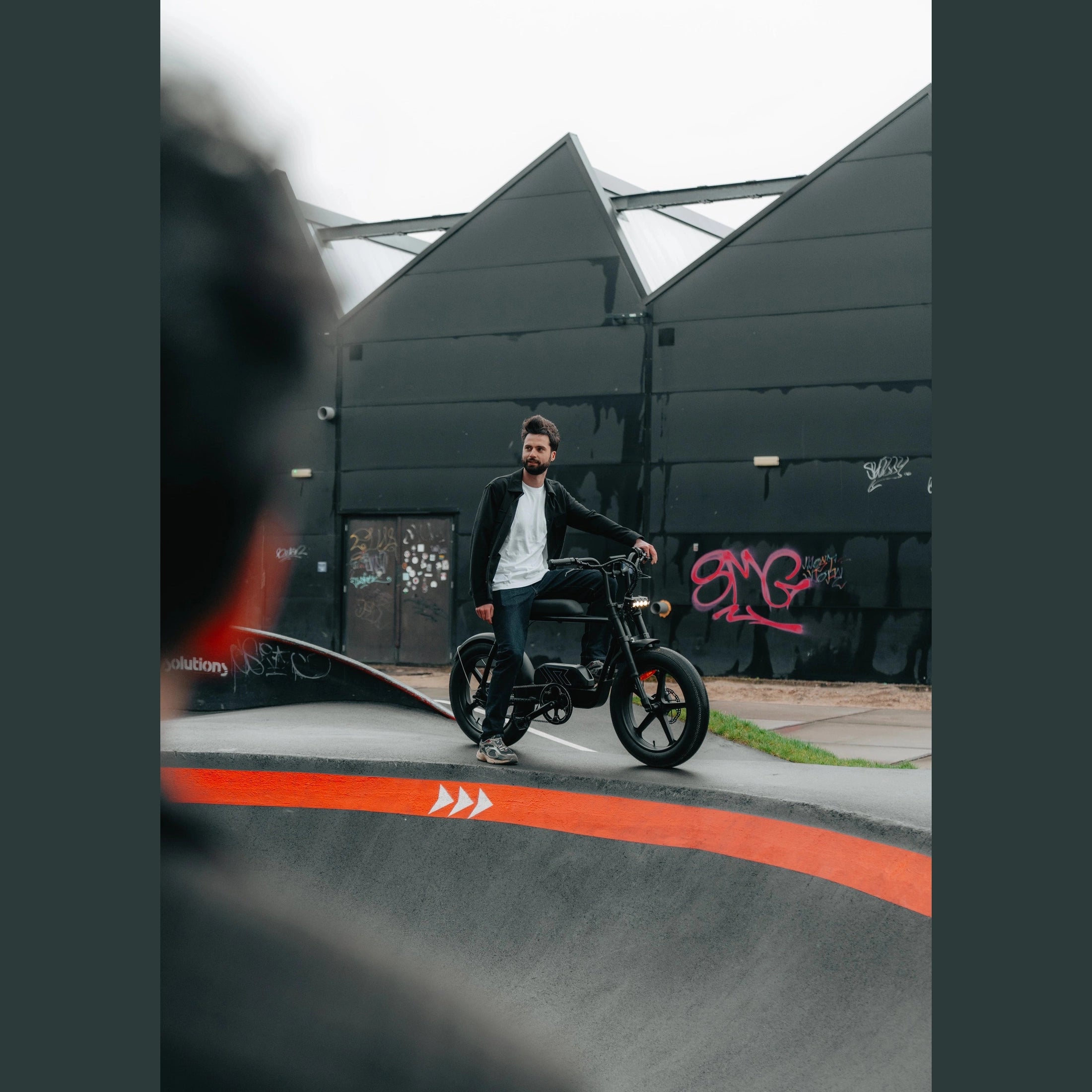 Pulse Fatbike Q1 City Zwart