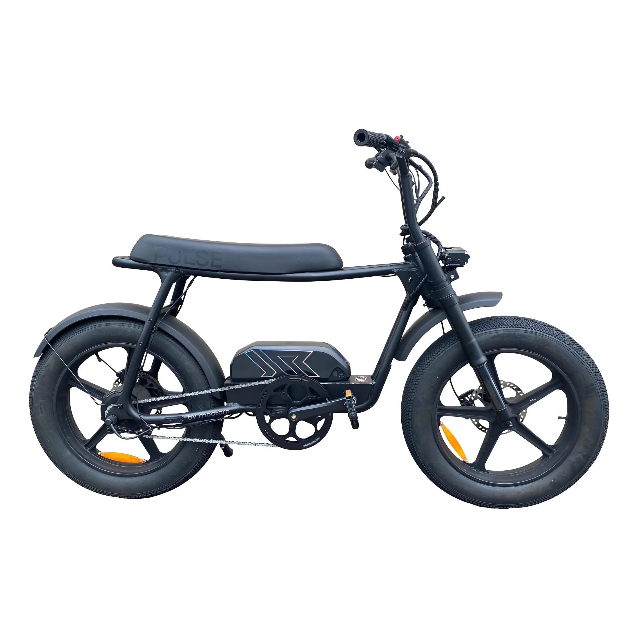 Pulse Fatbike Q1 City Zwart - AE-trading