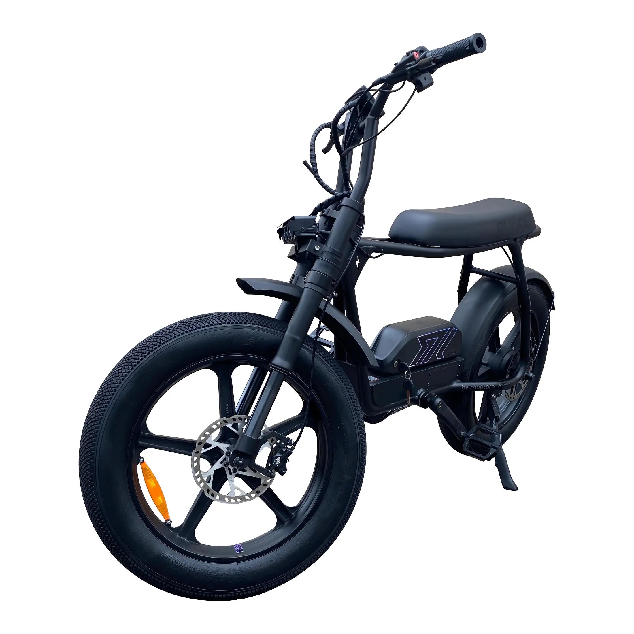 Pulse Fatbike Q1 City Zwart - AE-trading