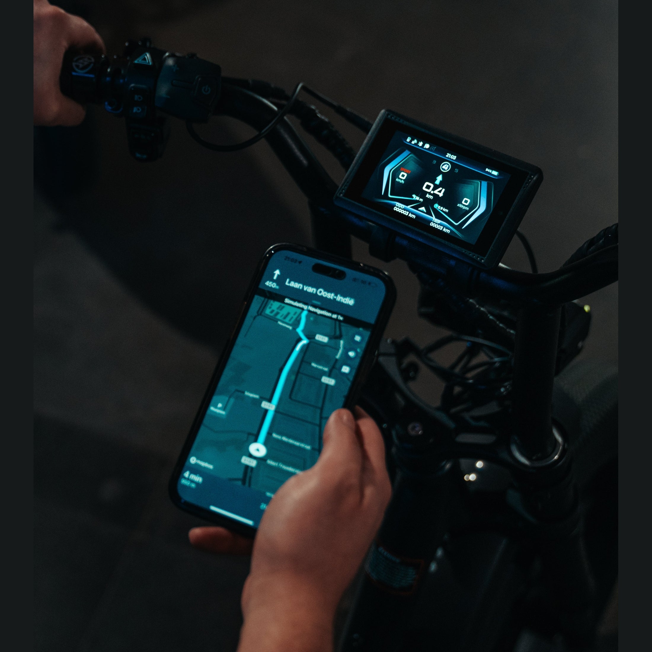 Pulse Fatbike Q1 City Zwart