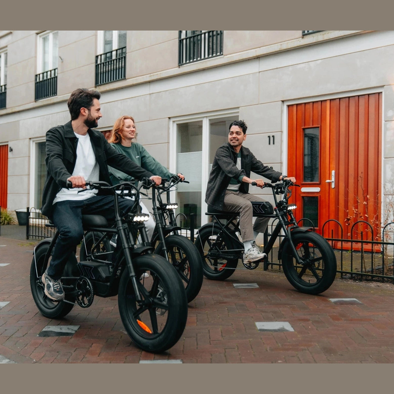 Pulse Fatbike Q1 City Zwart