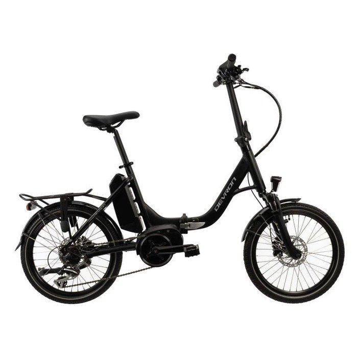 Qivelo Devron Fold – Zwart – Elektrische Vouwfiets 417Wh - AE-trading