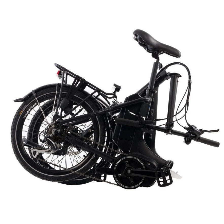 Qivelo Devron Fold – Zwart – Elektrische Vouwfiets 324Wh - AE-trading