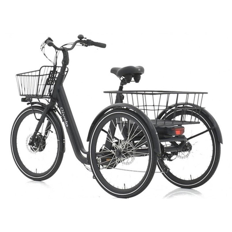 Qivelo Senior Fold – Mat Zwart – 468Wh – Inklapbare Elektrische Driewieler - AE-trading