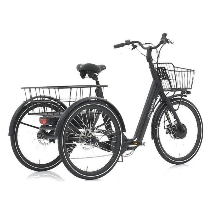 Qivelo Senior Fold – Mat Zwart – 468Wh – Inklapbare Elektrische Driewieler - AE-trading