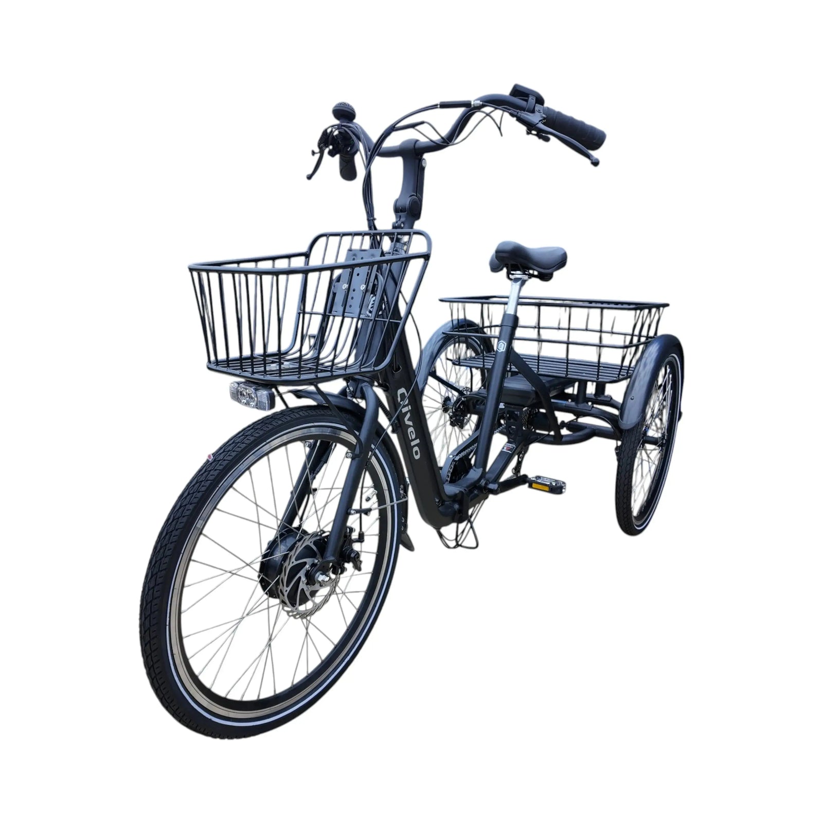 Qivelo Senior Fold – Inklapbare Elektrische Driewieler - Mat Zwart - AE-trading