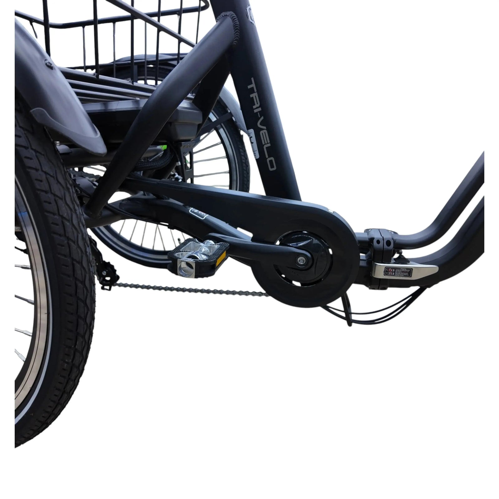 Qivelo Senior Fold – Inklapbare Elektrische Driewieler - Mat Zwart - AE-trading