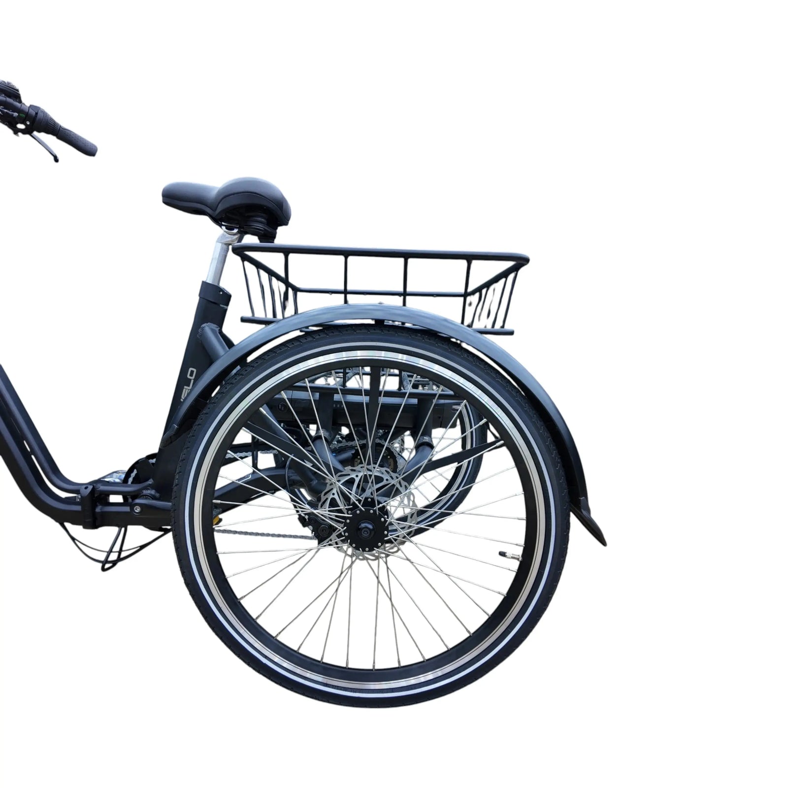 Qivelo Senior Fold – Inklapbare Elektrische Driewieler - Mat Zwart - AE-trading