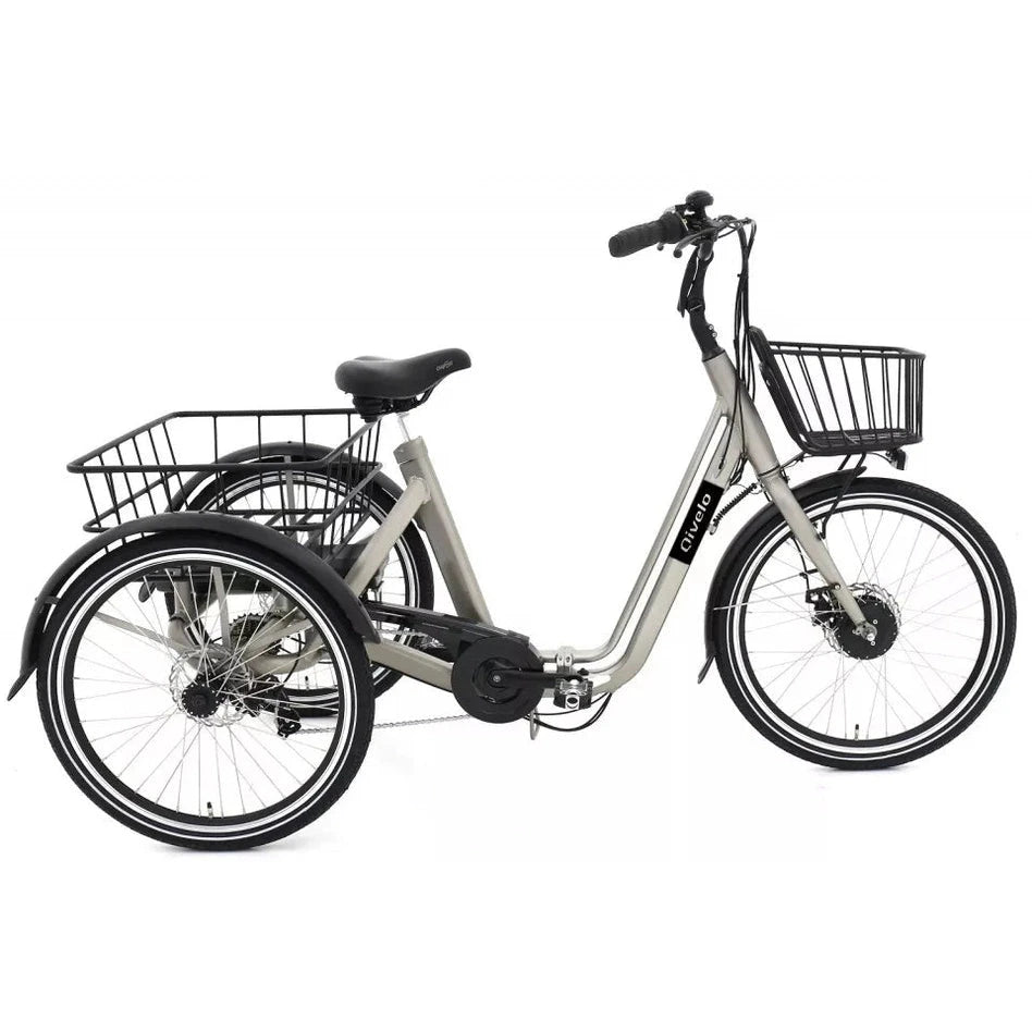 Qivelo Senior Fold – Mat Grijs – 468Wh – Inklapbare Elektrische Driewieler - AE-trading