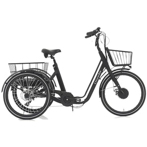 Qivelo Senior Fold – Mat Zwart – 468Wh – Inklapbare Elektrische Driewieler - AE-trading