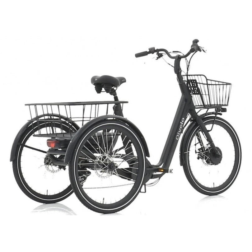 Qivelo Senior Fold – Mat Zwart – 468Wh – Inklapbare Elektrische Driewieler - AE-trading